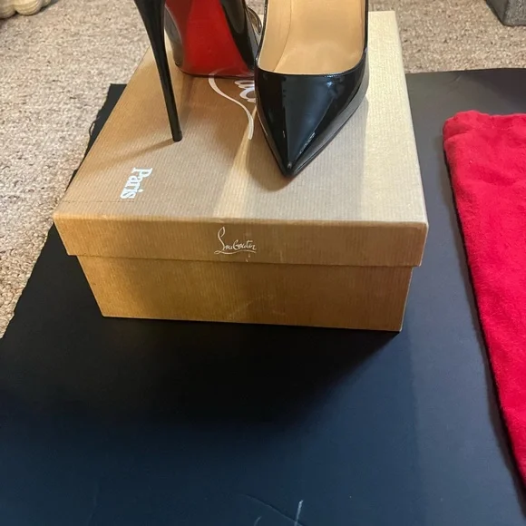 Black red bottoms in original box with box bag included. Like new. - Picture 4 of 9